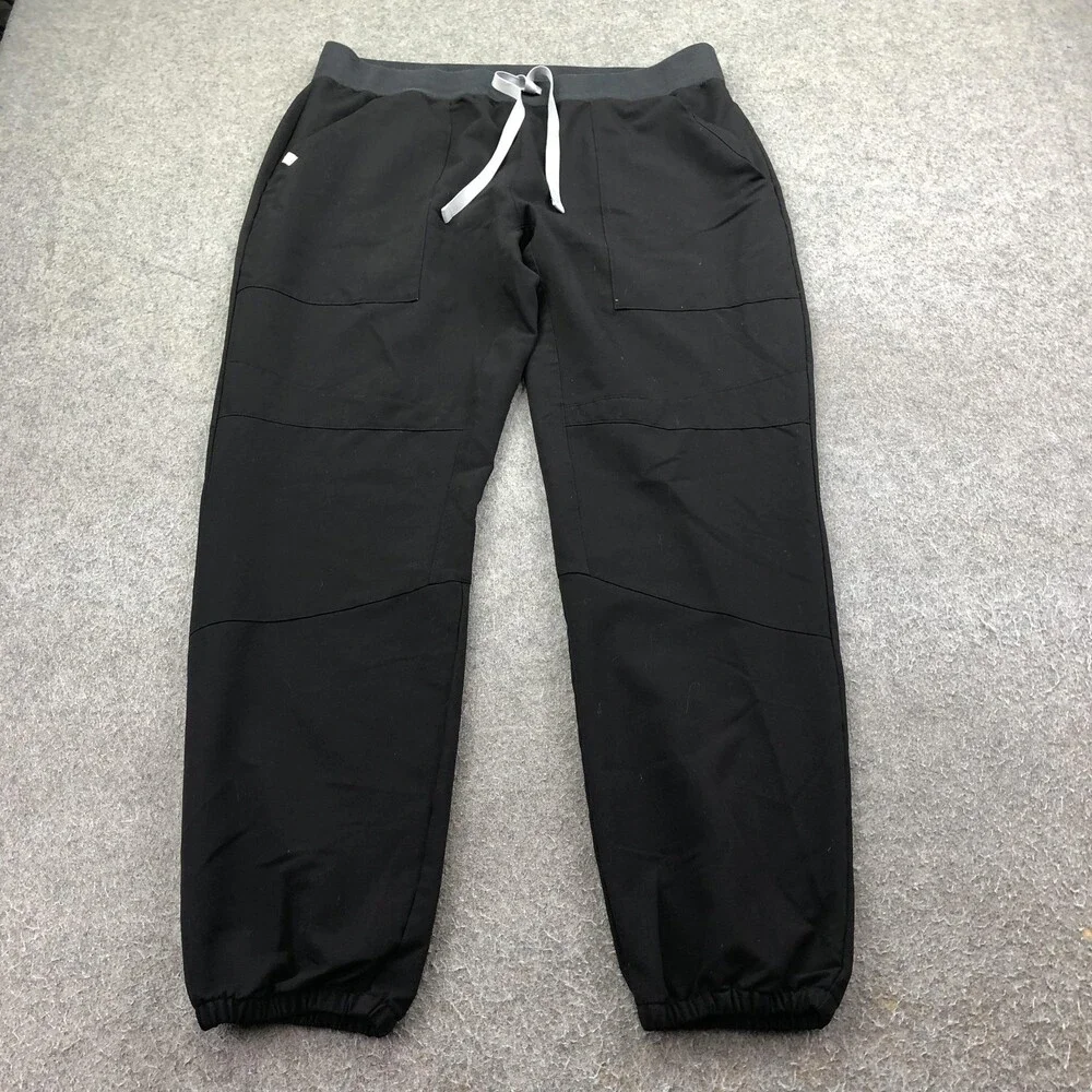 FIGS Pants Mens L 37x28 Black Technical Collection Jogger Scrub Workwear